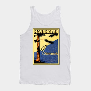 Skiing Mayrhofen Österreich Austria Ski Tyrol Tank Top